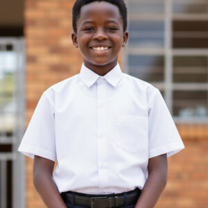 Regular fit short sleeve school shirt Nairobi Kenya for daily wear